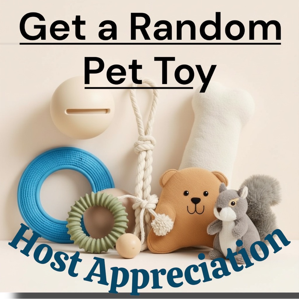 Host Support 🪢 Receive A Randomly Selected Pet Toy